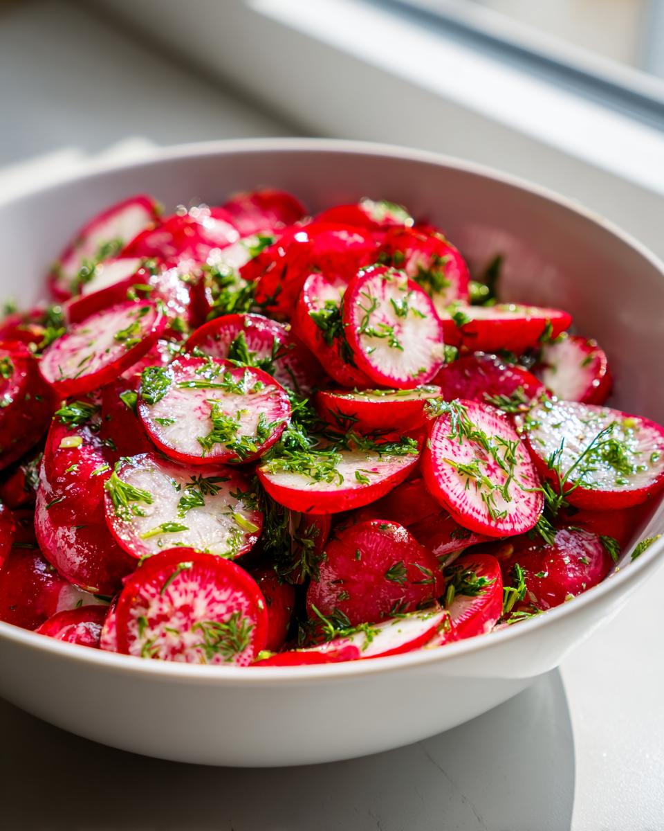 Fresh Radish Salad: 15 Mins Amazing Quick Side 5 Fresh Radish Salad - detail 1