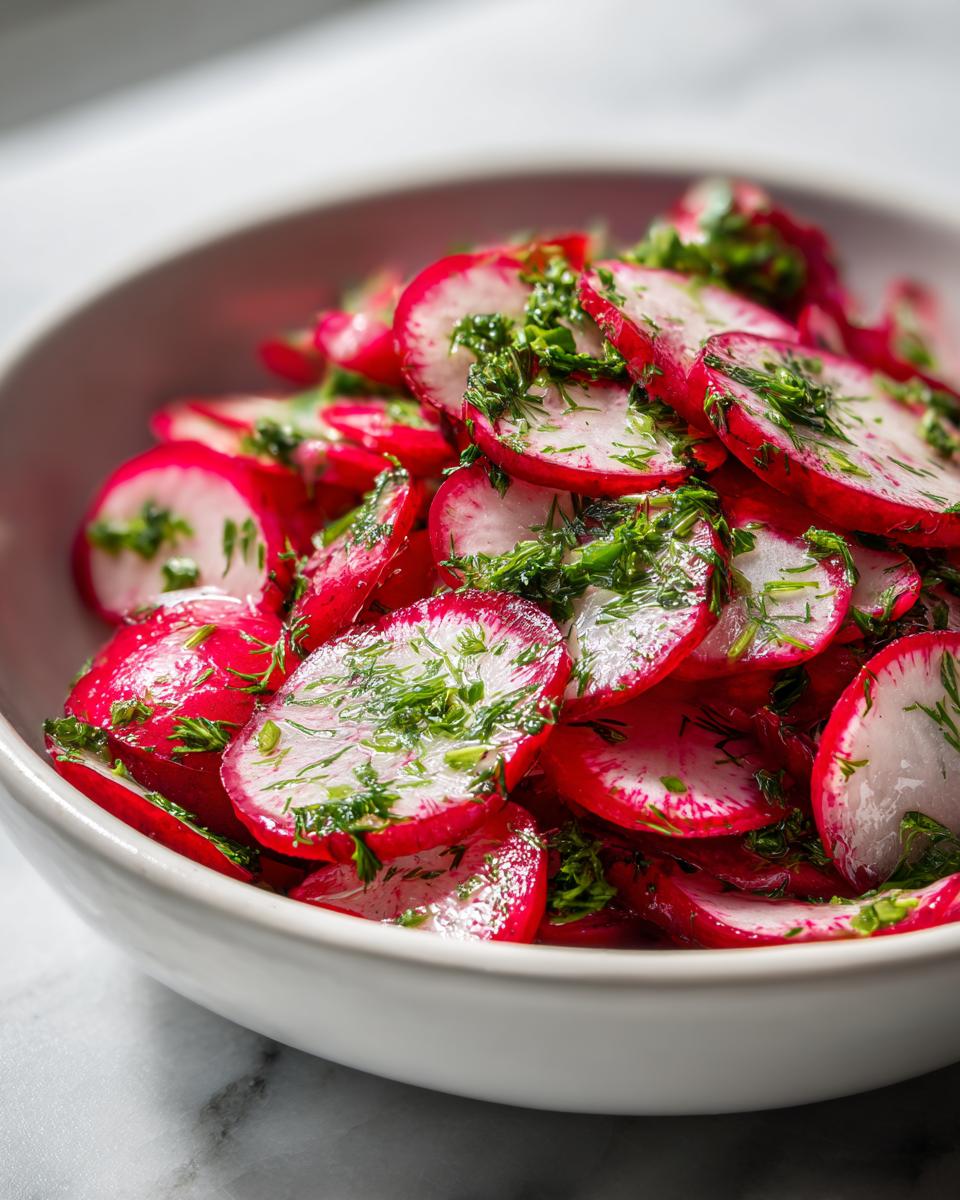 Fresh Radish Salad: 15 Mins Amazing Quick Side 6 Fresh Radish Salad - detail 2