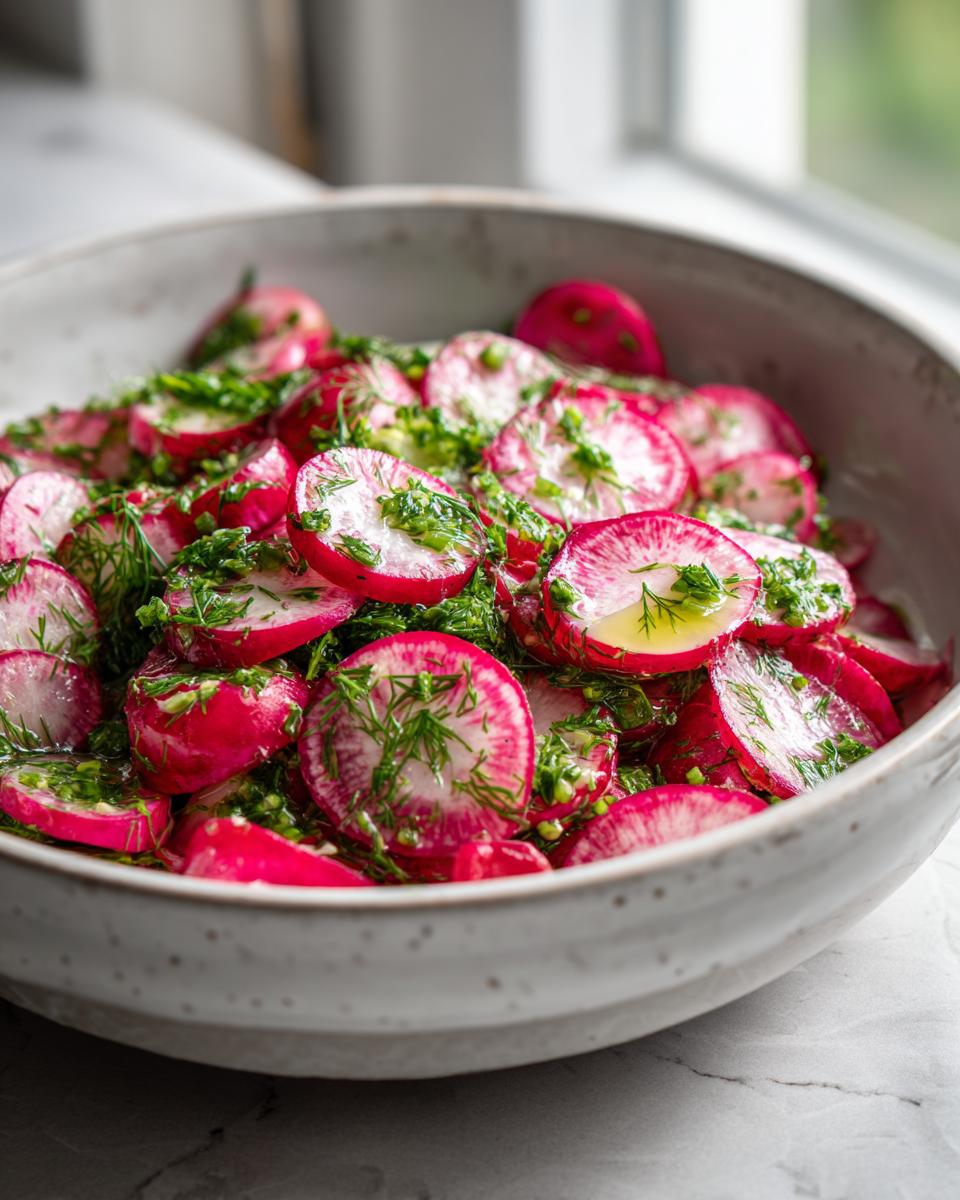 Fresh Radish Salad: 15 Mins Amazing Quick Side 7 Fresh Radish Salad - detail 3