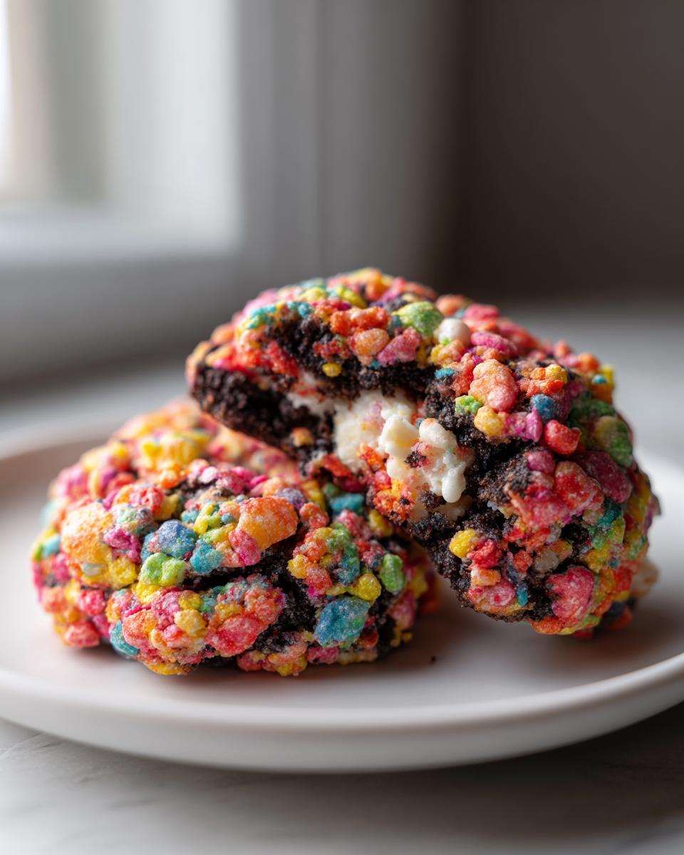 8 Amazing Fruity Pebble Marshmallow Cookies 6 Fruity Pebble Marshmallow Cookies - detail 2