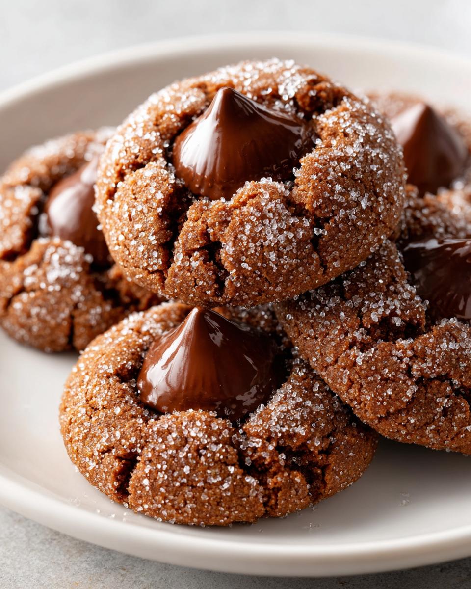 Amazing 300-Calorie Gingerbread Kiss Cookies 7 Gingerbread Kiss Cookies - detail 3