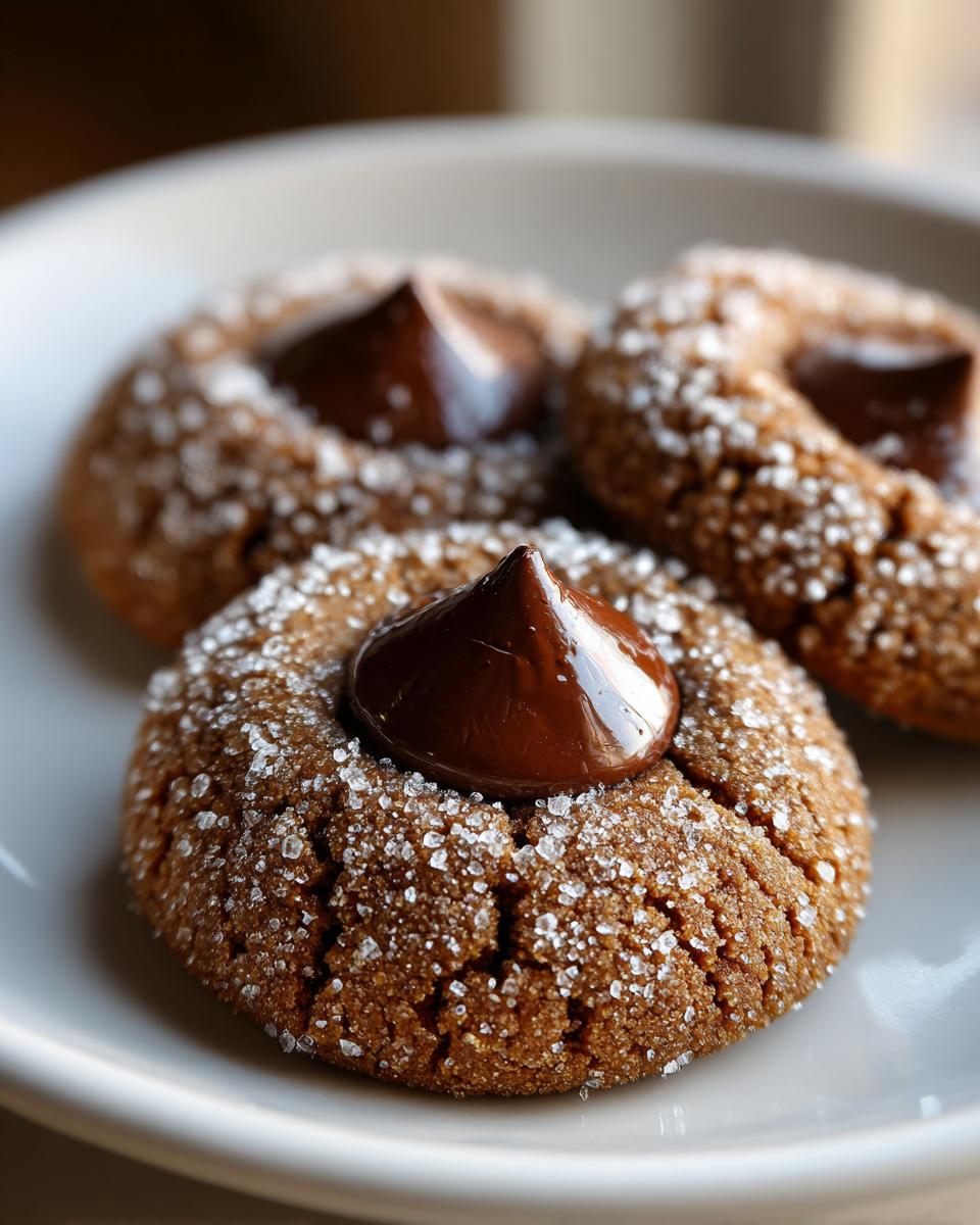 Amazing 300-Calorie Gingerbread Kiss Cookies 6 Gingerbread Kiss Cookies - detail 2