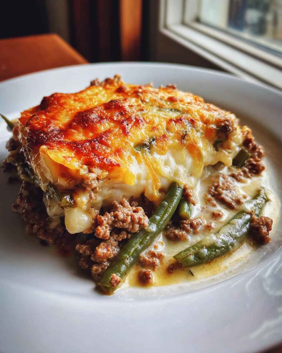 Amazing 10-Minute Hamburger Green Bean Casserole 7 Hamburger Green Bean Casserole - detail 3