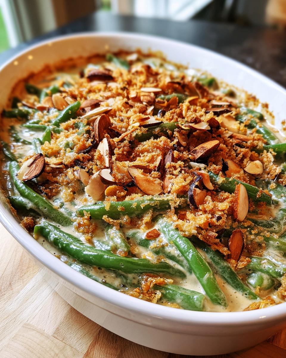 Amazing 180-Calorie Healthy Green Bean Casserole 6 Healthy Green Bean Casserole - detail 2
