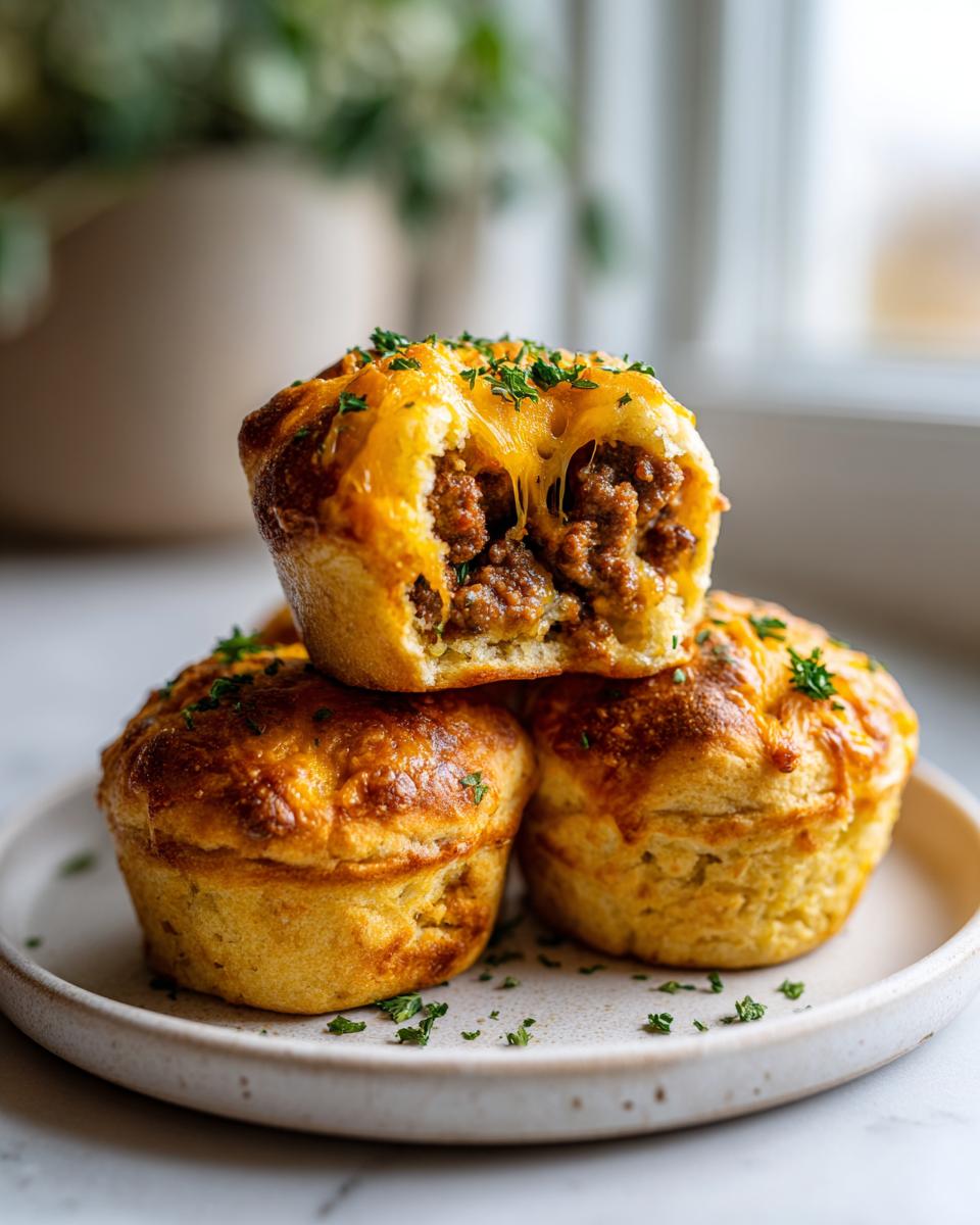 30 Minute Irresistible Garlic Parmesan Cheeseburger Bombs 6 Irresistible Garlic Parmesan Cheeseburger Bombs - detail 2