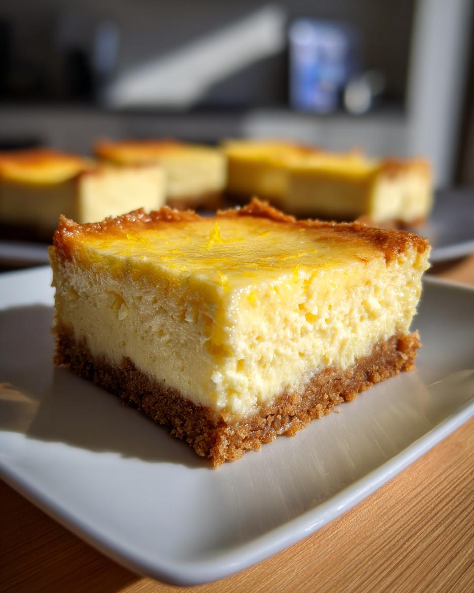 Amazing 15-Minute Lemon Cream Cheese Bars 4 Lemon Cream Cheese Bars - detail 1