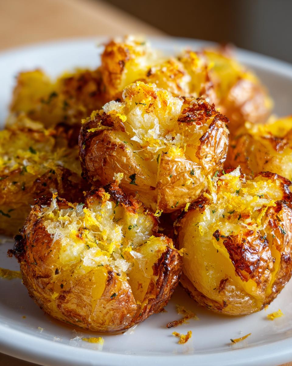 Amazing 5 Lemon Parmesan Smashed Potatoes 4 Lemon Parmesan Smashed Potatoes - detail 1