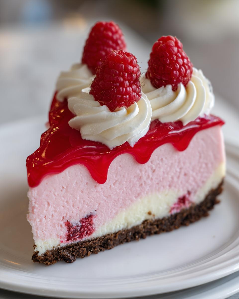 5 Star Luxurious Pink Velvet Raspberry Cheesecake 7 Luxurious Pink Velvet Raspberry Cheesecake - detail 3