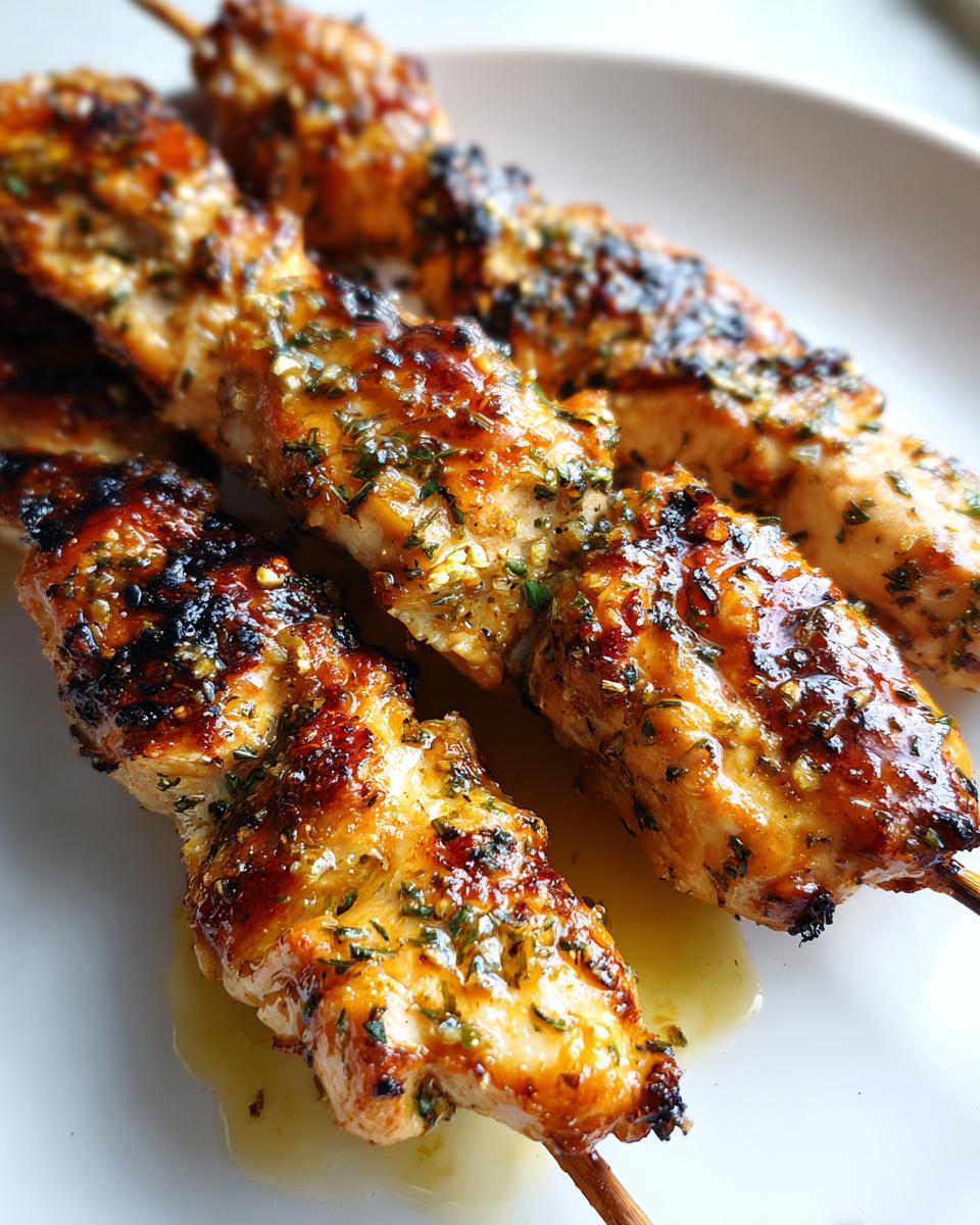 5 Amazing Mediterranean Lemon Garlic Chicken Skewers 7 Mediterranean Lemon Garlic Chicken Skewers - detail 3