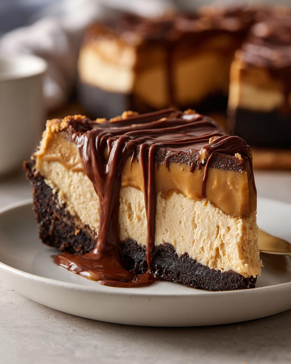 9 Amazing No-Bake Chocolate Peanut Butter Cheesecake 6 No-Bake Chocolate Peanut Butter Cheesecake - detail 2