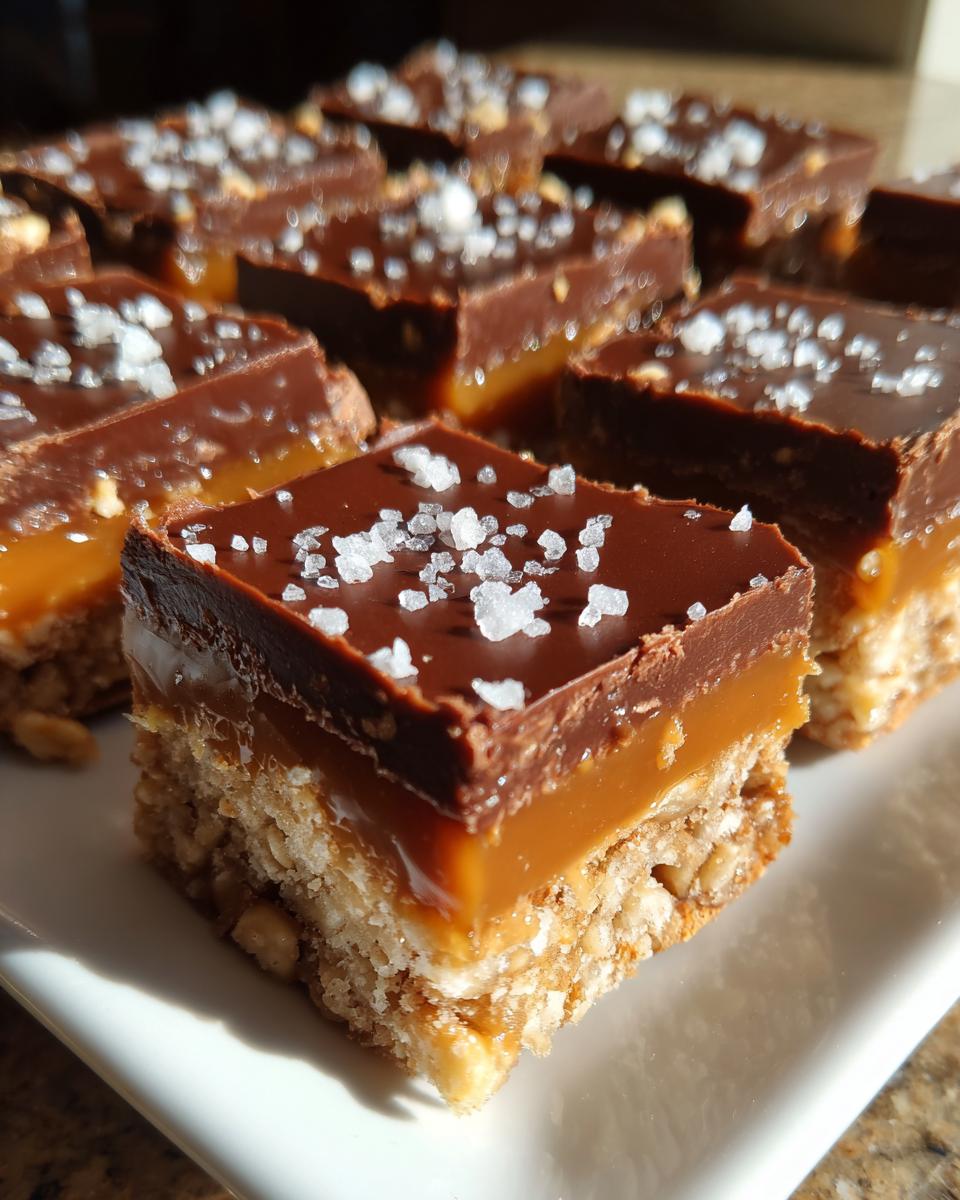 Amazing No-Bake Salted Caramel Pretzel Bars 7 No-Bake Salted Caramel Pretzel Bars - detail 3