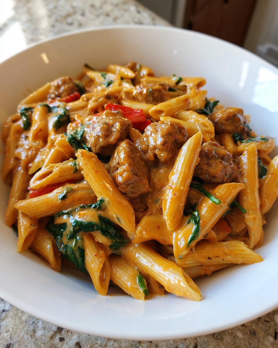 Amazing 1 Pot Creamy Cajun Sausage Pasta 7 One Pot Creamy Cajun Sausage Pasta (30-Minutes) - detail 3