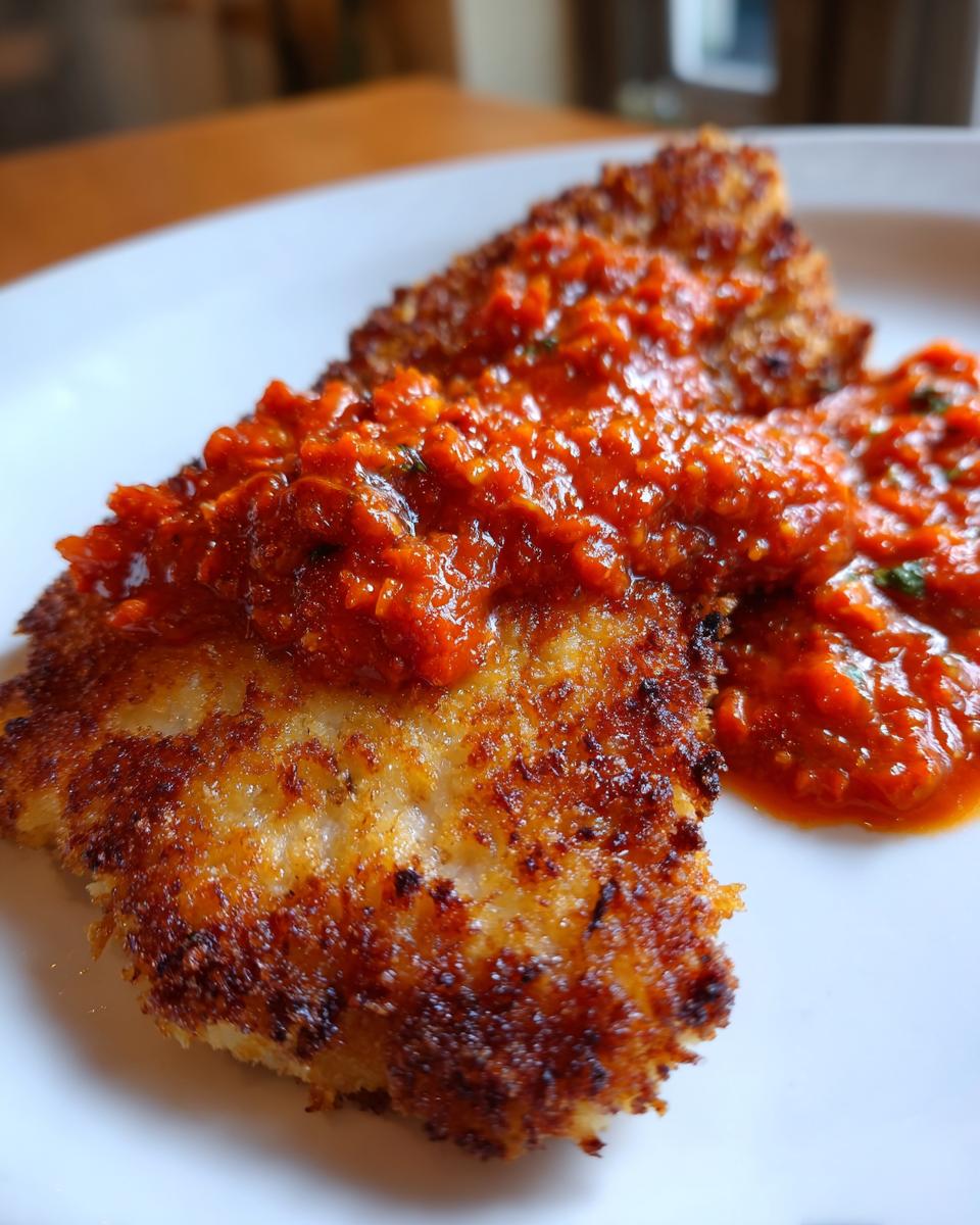 3 Amazing Panko-Parmesan Chicken Dinners 5 Panko-Parmesan Chicken with Sun-Dried Tomato Sauce - detail 1