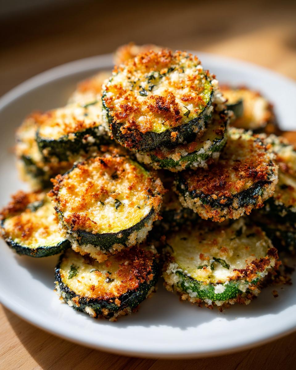 Amazing 4 Parmesan-Panko-Crusted Baked Zucchini 4 Parmesan-Panko-Crusted Baked Zucchini - detail 1