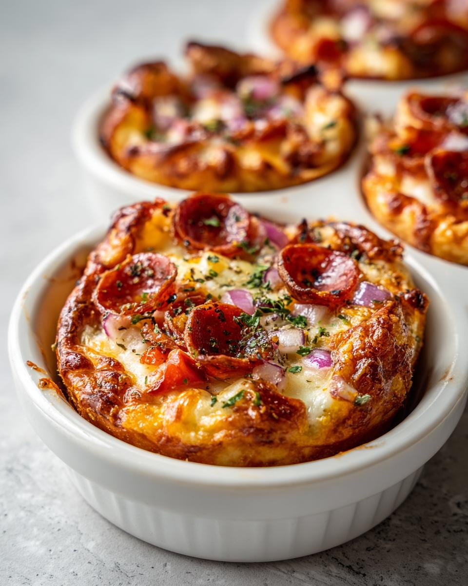 Amazing 8 Pizza Cupcakes in 30 Mins 6 Pizza Cupcakes - detail 2