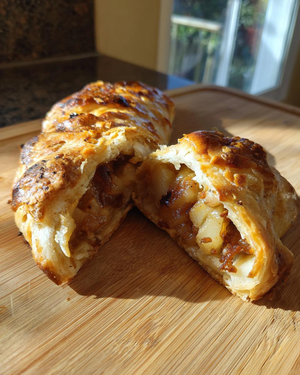 Poached Pear Wrapped in Brie: 1 GORGEOUS bake 5 Poached Pear Wrapped in Brie, Baked in Puff Pastry - detail 1