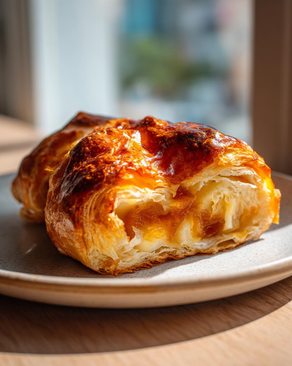 Poached Pear Wrapped in Brie: 1 GORGEOUS bake 7 Poached Pear Wrapped in Brie, Baked in Puff Pastry - detail 3