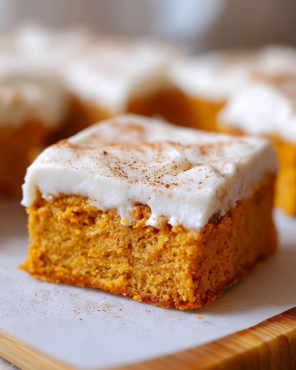Shocking 4 Ingredient Pumpkin Spice Cream Cheese Bars 4 Pumpkin Spice Cream Cheese Bars - detail 1