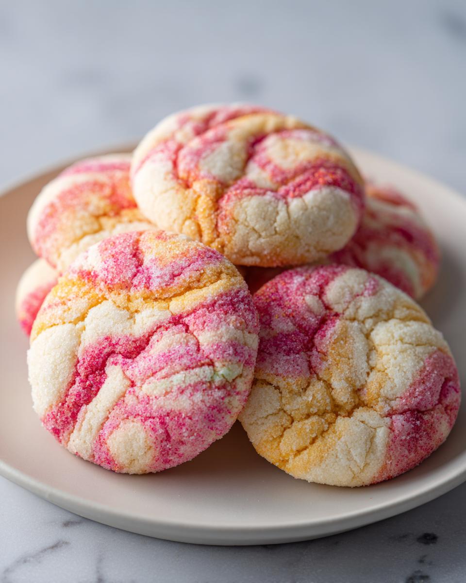 4 Flavor Raspberry Grapefruit Passionfruit Cookies 6 Raspberry + Grapefruit + Passionfruit Sugar Cookies - detail 2