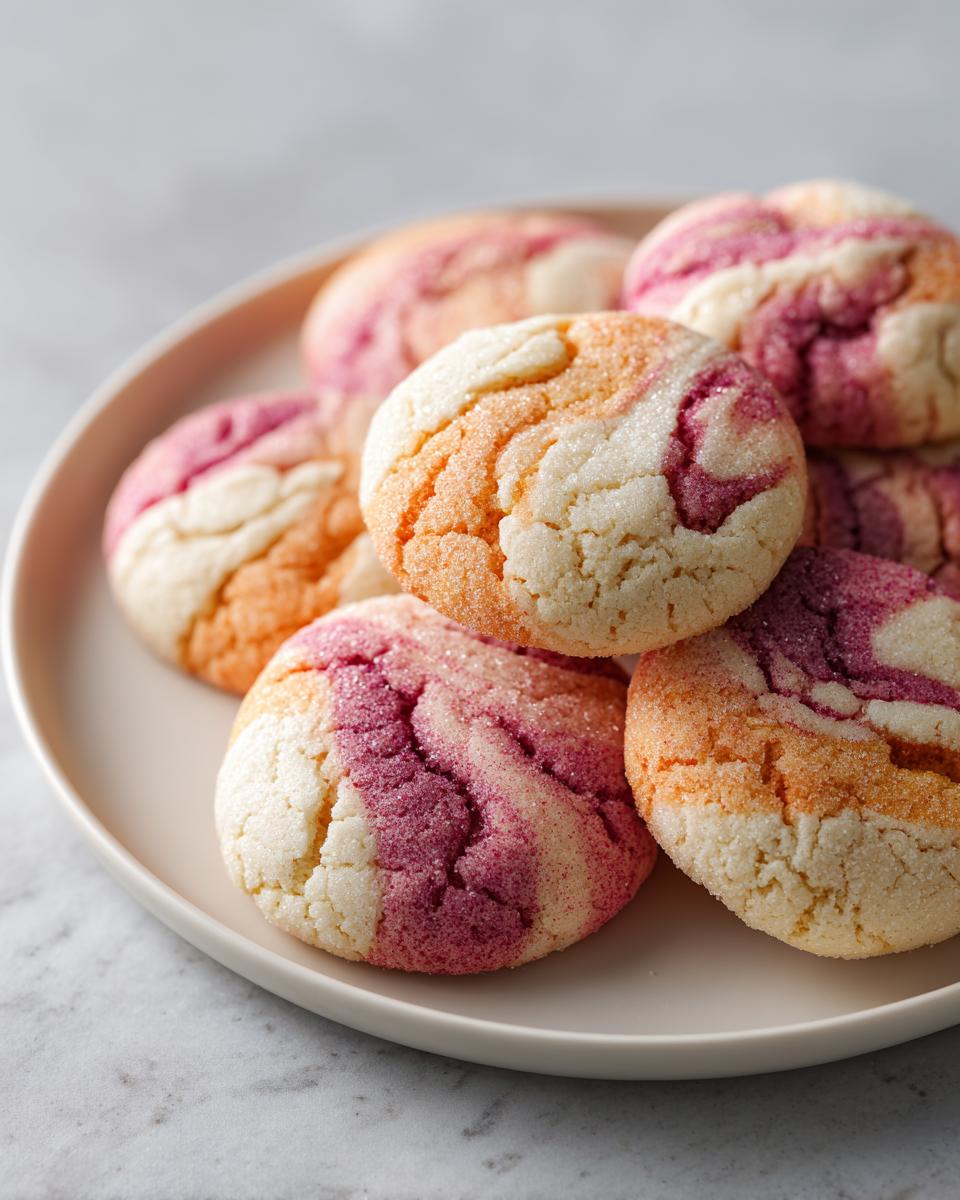 4 Flavor Raspberry Grapefruit Passionfruit Cookies 7 Raspberry + Grapefruit + Passionfruit Sugar Cookies - detail 3