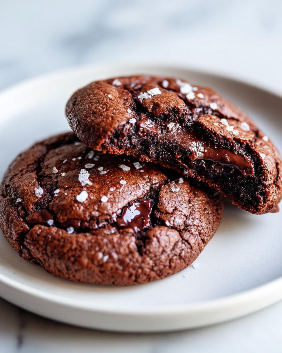 Fudgy 8-min Salted Brownie Cookies Good 7 Salted Brownie Cookies - detail 3