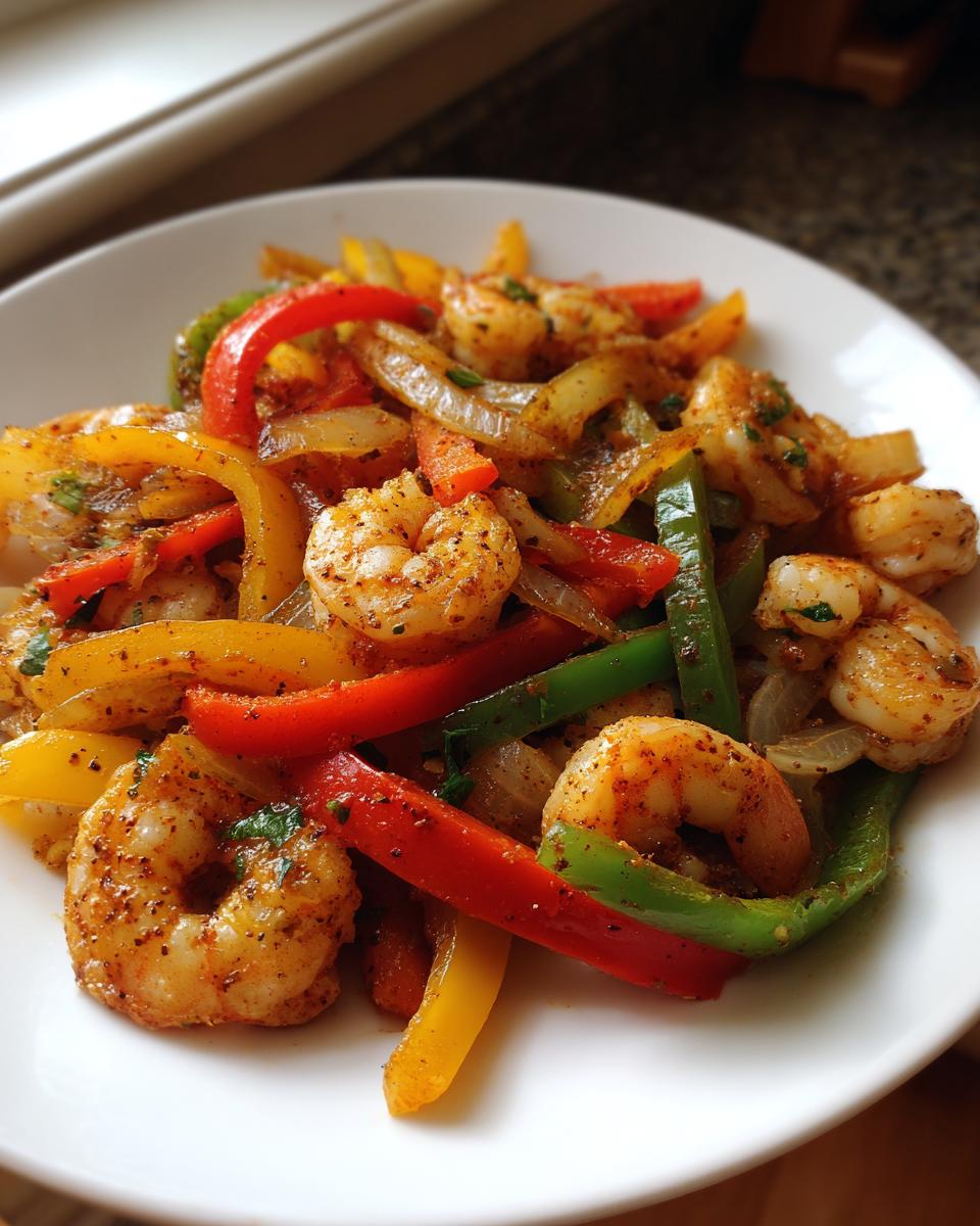 Sheet Pan Shrimp Fajitas in 31 Min Flawless 5 Sheet Pan Shrimp Fajitas - detail 1