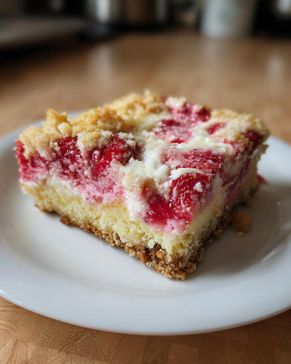Scrumptious 3-step Strawberry Cream Cheese Bars 6 Strawberry Cream Cheese Bars - detail 2