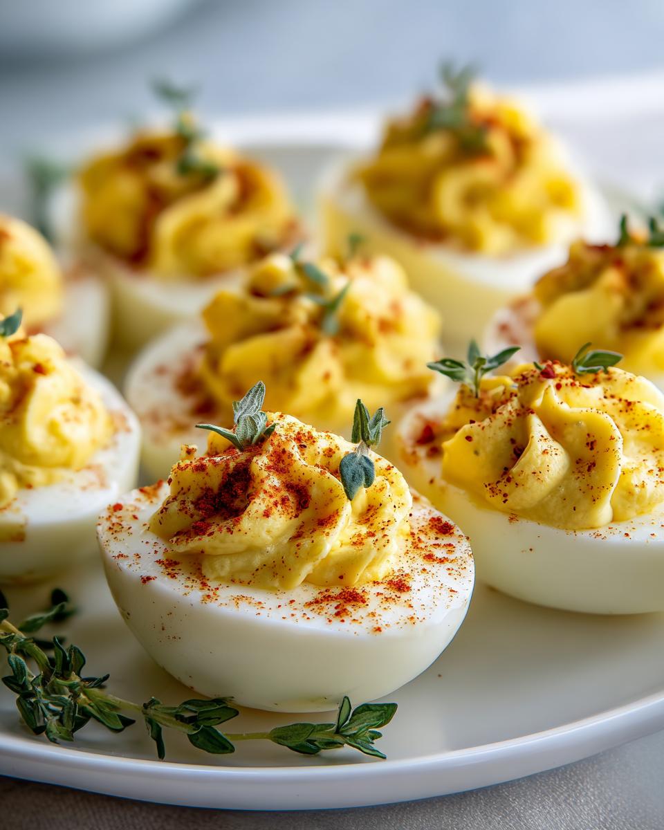 Amazing 6 Thanksgiving Appetizer Deviled Eggs 4 Thanksgiving Appetizer Deviled Eggs - detail 1