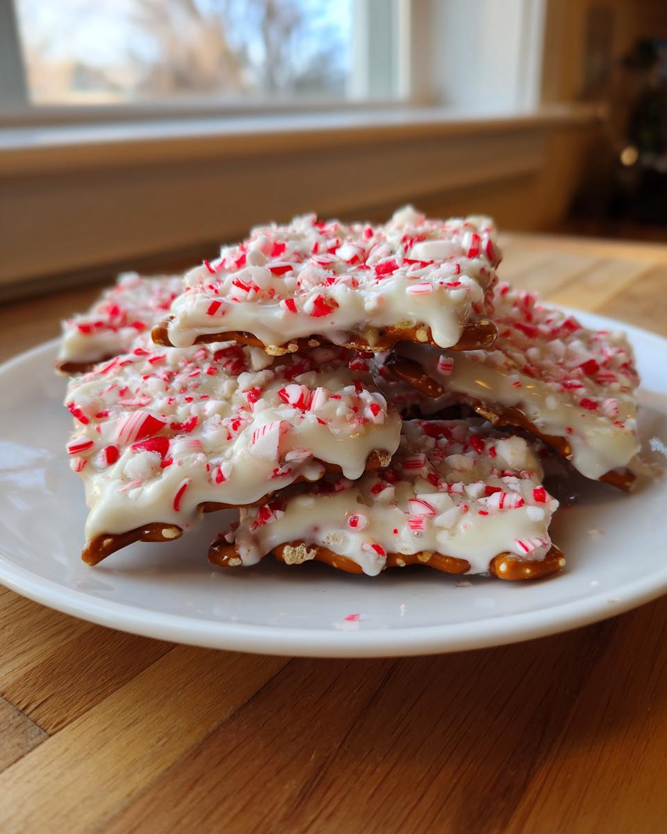 Amazing 180 Calorie White Chocolate Peppermint Pretzel Crisps 4 White Chocolate Peppermint Pretzel Crisps - detail 1