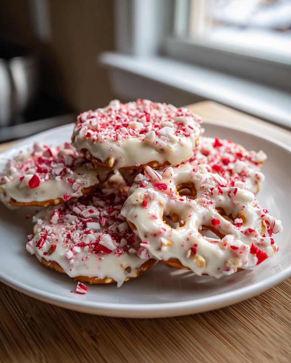 Amazing 180 Calorie White Chocolate Peppermint Pretzel Crisps 5 White Chocolate Peppermint Pretzel Crisps - detail 2