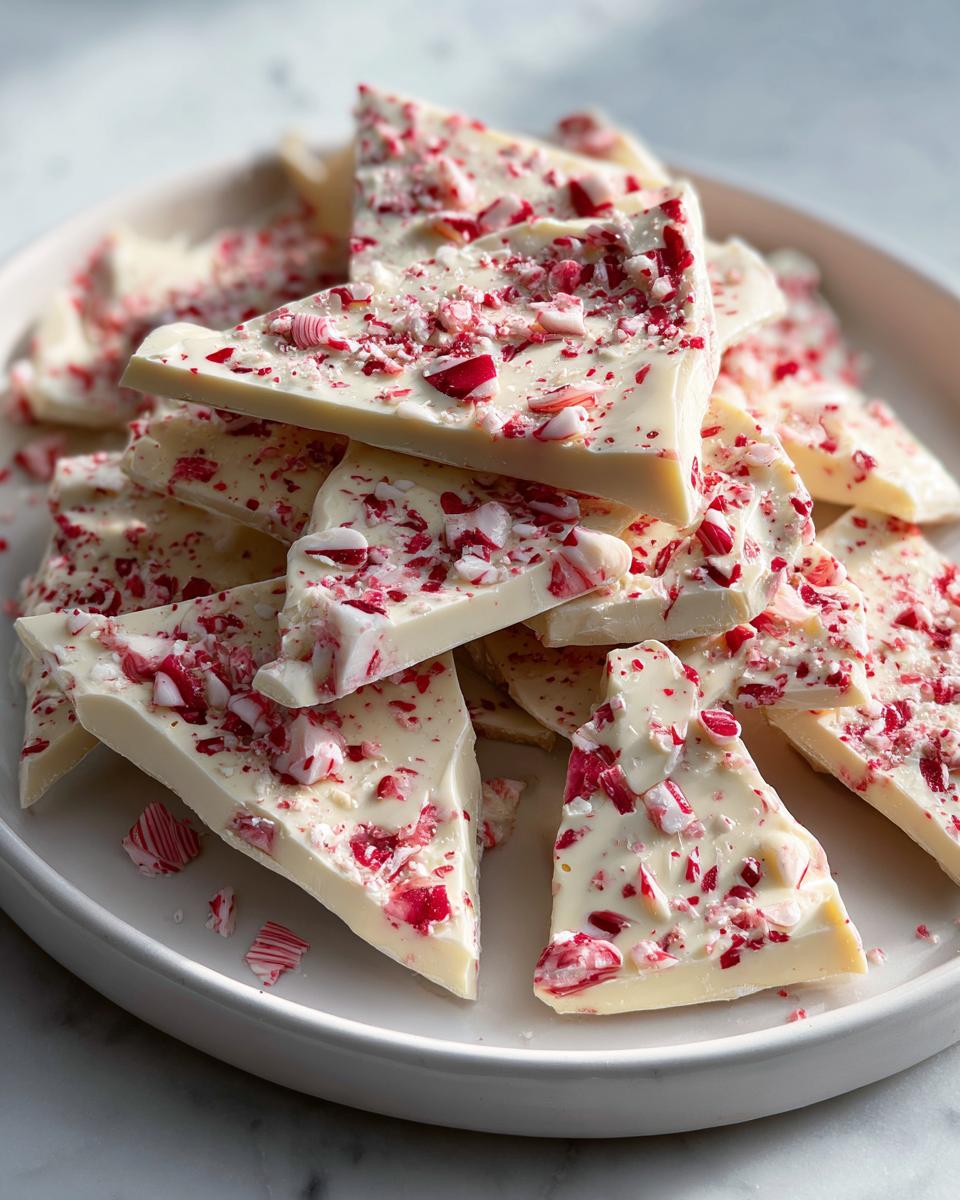 Amazing 150 Cal White Chocolate Peppermint Bark Candy 7 White chocolate peppermint bark candy - detail 3