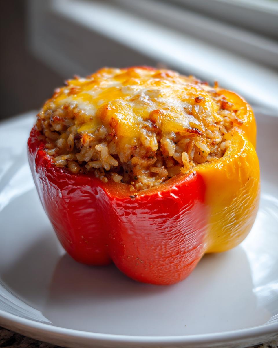 Stunning Air Fryer Stuffed Bell Peppers 30 mins 7 Air Fryer Stuffed Bell Peppers - detail 3