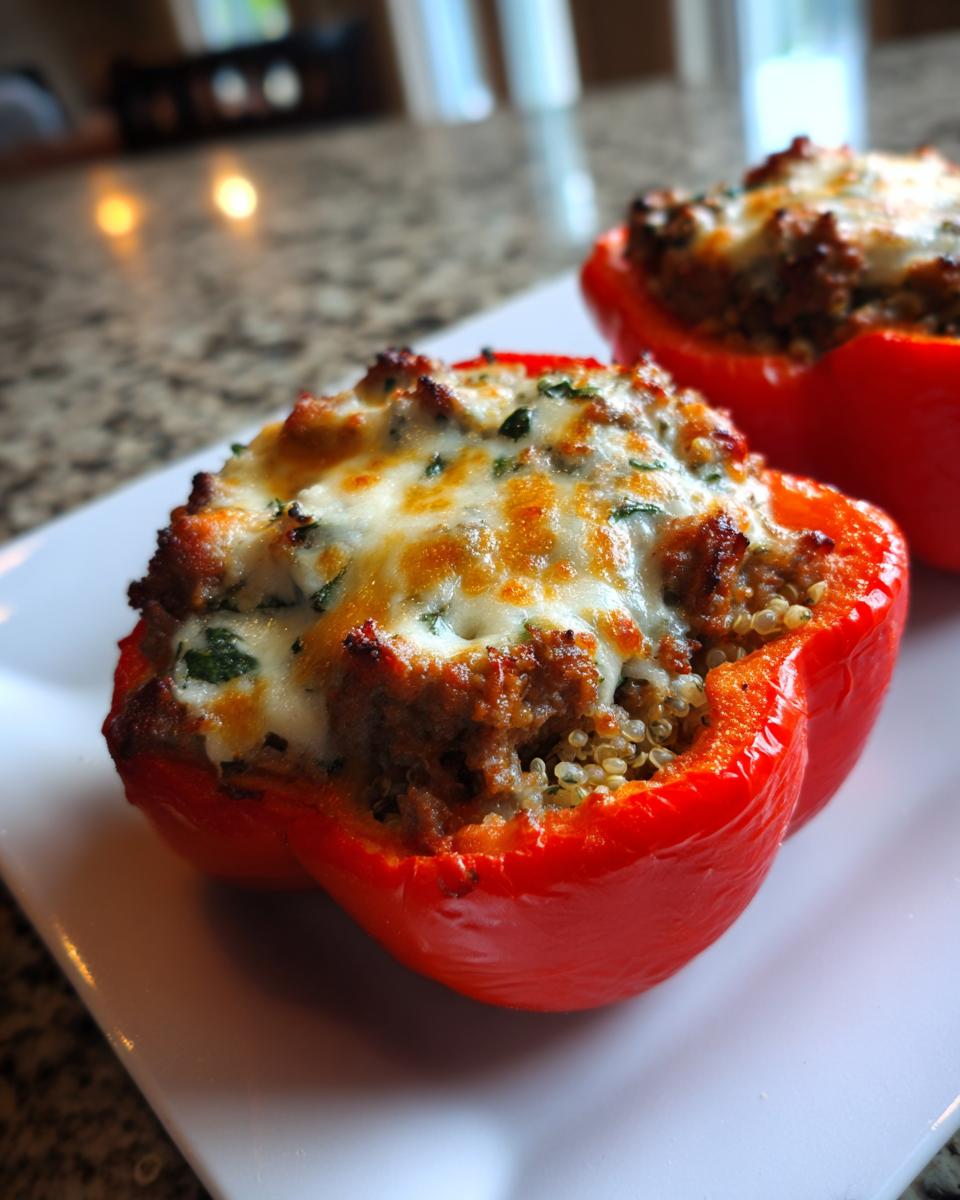 Flavorful 45-Min Beef Quinoa Stuffed Peppers 5 Beef Quinoa Stuffed Peppers - detail 1