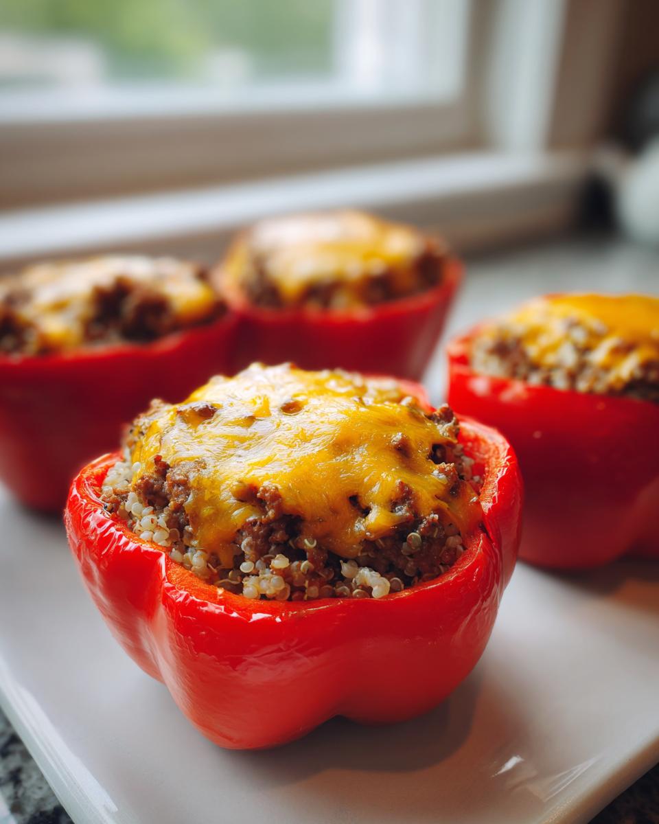 Flavorful 45-Min Beef Quinoa Stuffed Peppers 7 Beef Quinoa Stuffed Peppers - detail 3