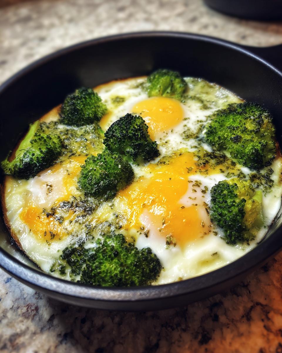 Amazing 6 Broccoli and Cheddar Baked Eggs 5 Broccoli and Cheddar Baked Eggs - detail 2