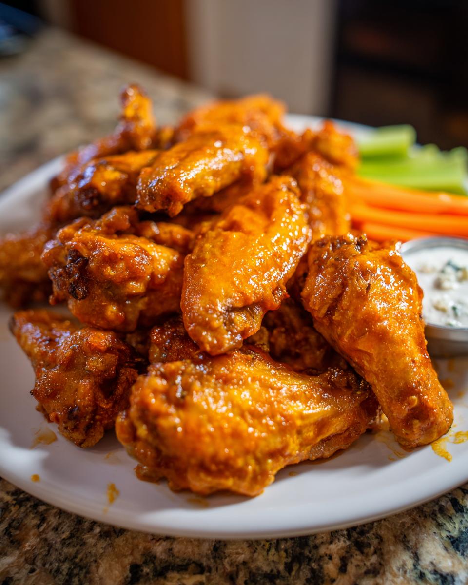 Buffalo Wings: 1 Secret to Great Crunch 4 Buffalo Wings - detail 1