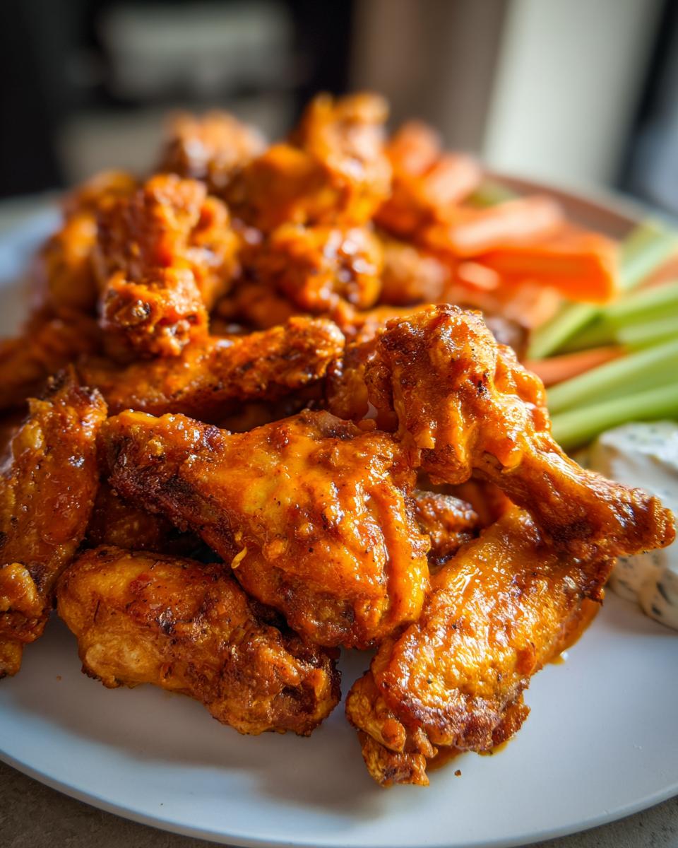 Buffalo Wings: 1 Secret to Great Crunch 5 Buffalo Wings - detail 2