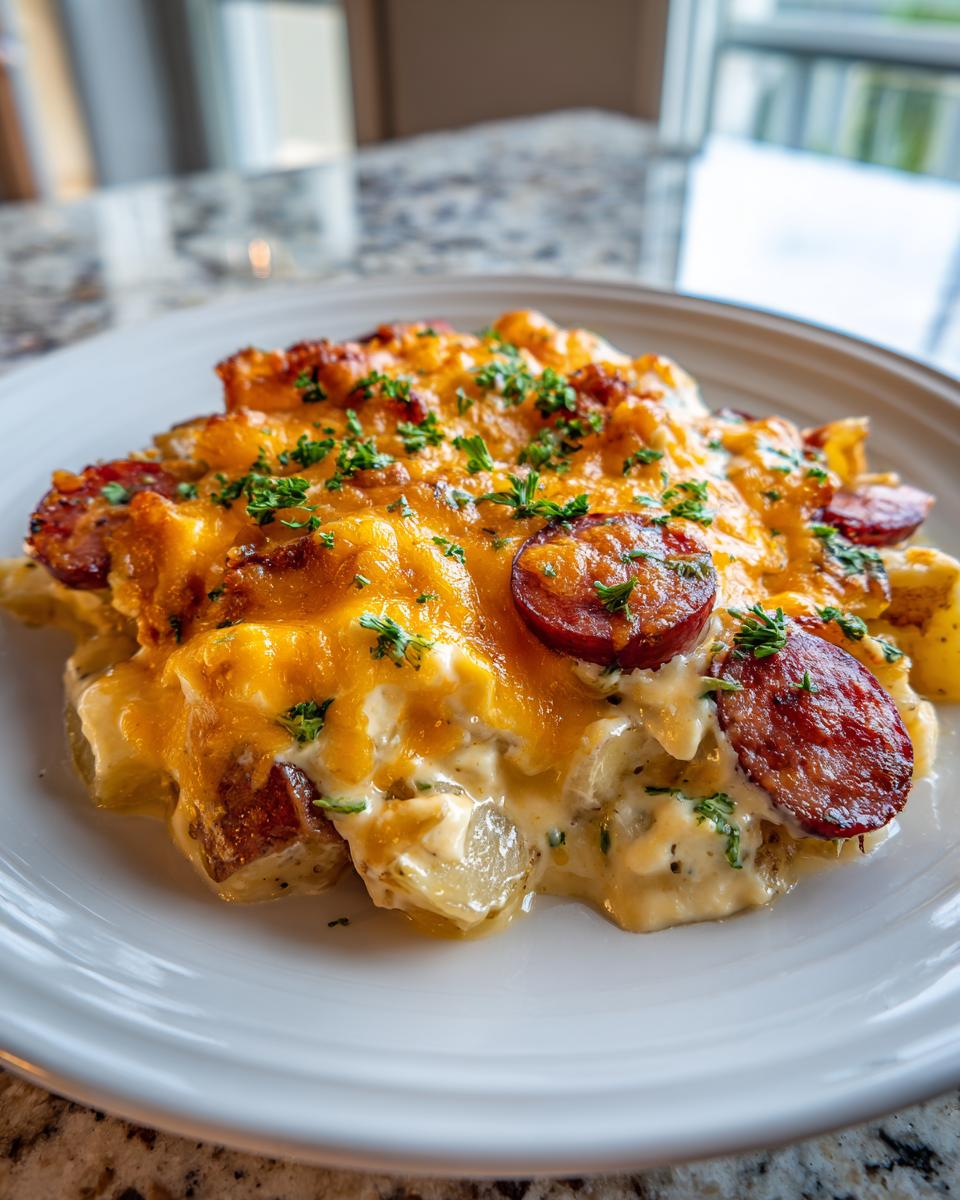 5 Amazing Cheesy Ranch Potatoes Bites 4 Cheesy Ranch Potatoes and Smoked Sausage - detail 1