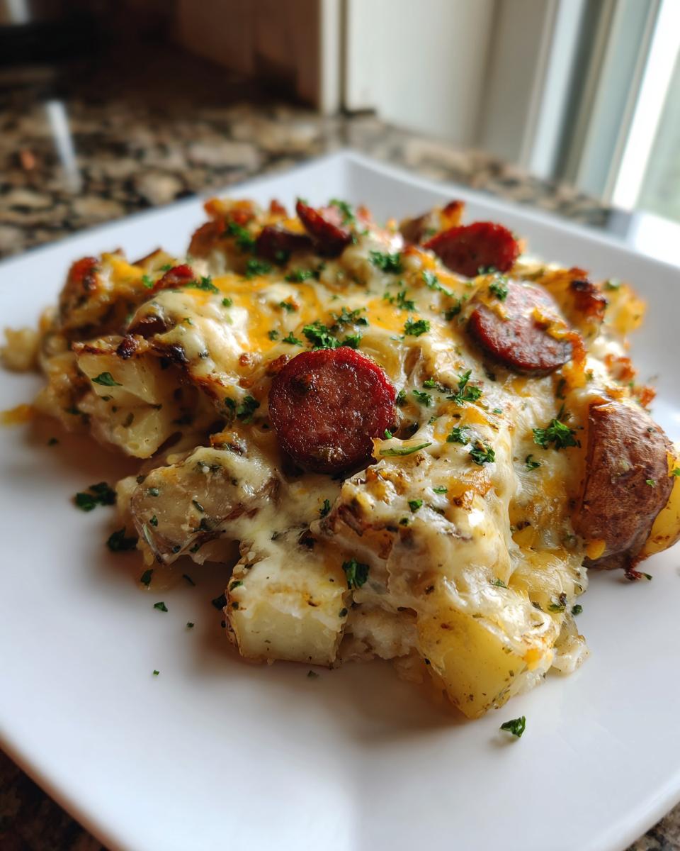 5 Amazing Cheesy Ranch Potatoes Bites 5 Cheesy Ranch Potatoes and Smoked Sausage - detail 2