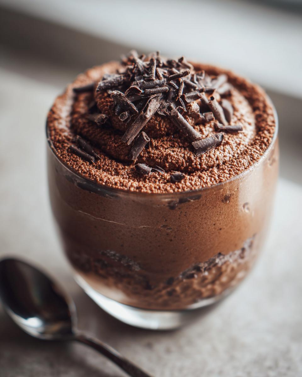 Amazing 10 Minute Chocolate Mousse Secret 4 Chocolate Mousse - detail 1