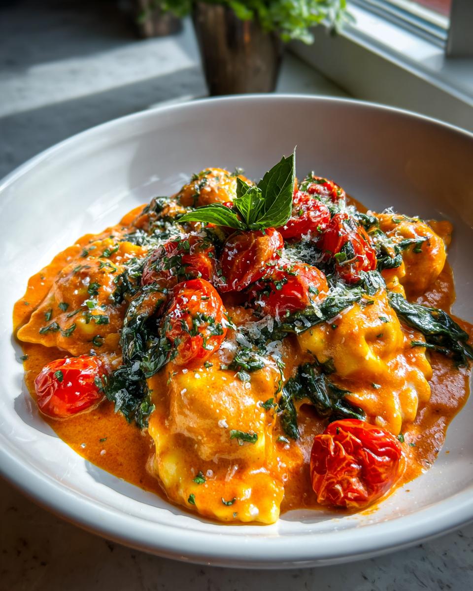 Wondrous 20 Minute Creamy Tomato Ravioli food 5 Creamy Tomato Ravioli - detail 1