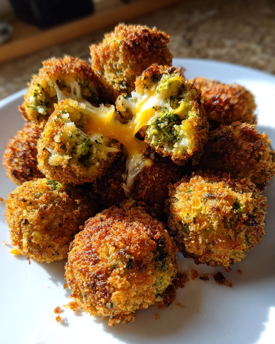 Amazing 22-Min Crispy Fried Broccoli Cheddar Balls 4 Crispy Fried Broccoli Cheddar Balls - detail 1