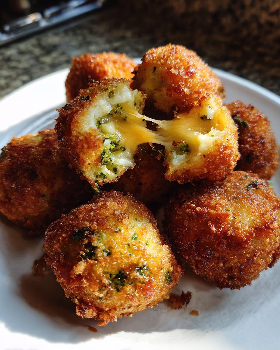 Amazing 22-Min Crispy Fried Broccoli Cheddar Balls 5 Crispy Fried Broccoli Cheddar Balls - detail 2