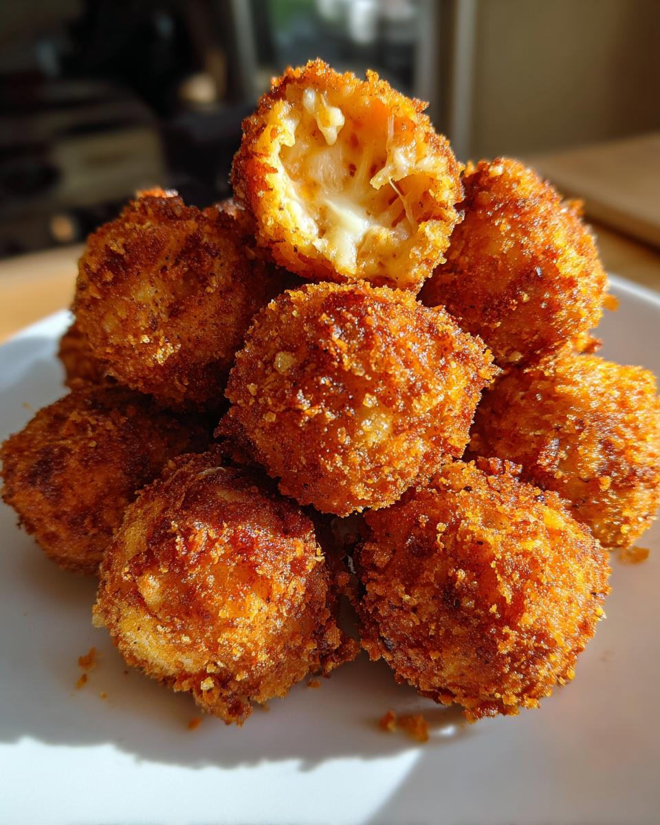 Amazing 30-Min Crispy Fried Chicken Cheese Balls 5 Crispy Fried Chicken Cheese Balls - detail 2