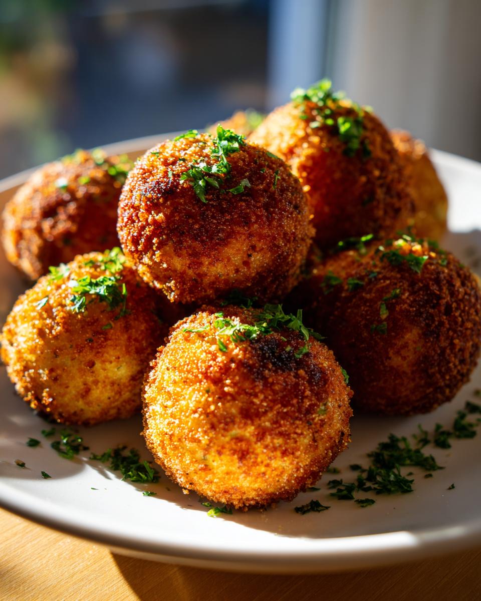 Amazing 20 Crispy Fried Feta Spinach Balls 5 Crispy Fried Feta Spinach Balls - detail 2