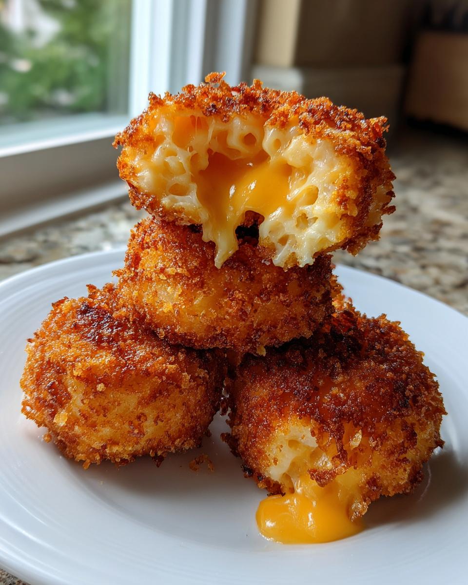 5 Amazing Crispy Fried Mac and Cheese Balls 4 Crispy Fried Mac and Cheese Balls - detail 1