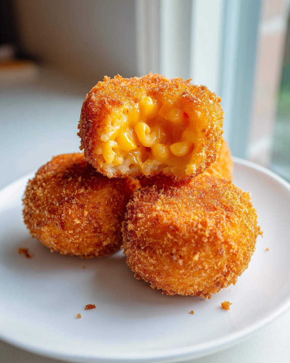 5 Amazing Crispy Fried Mac and Cheese Balls 5 Crispy Fried Mac and Cheese Balls - detail 2