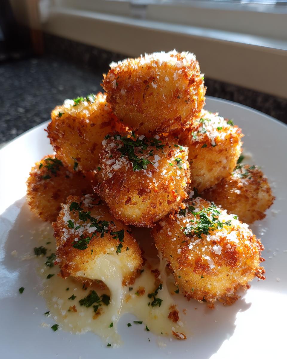 Amazing 3-Step Crispy Fried Mozzarella Balls 5 Crispy Fried Mozzarella Balls - detail 2