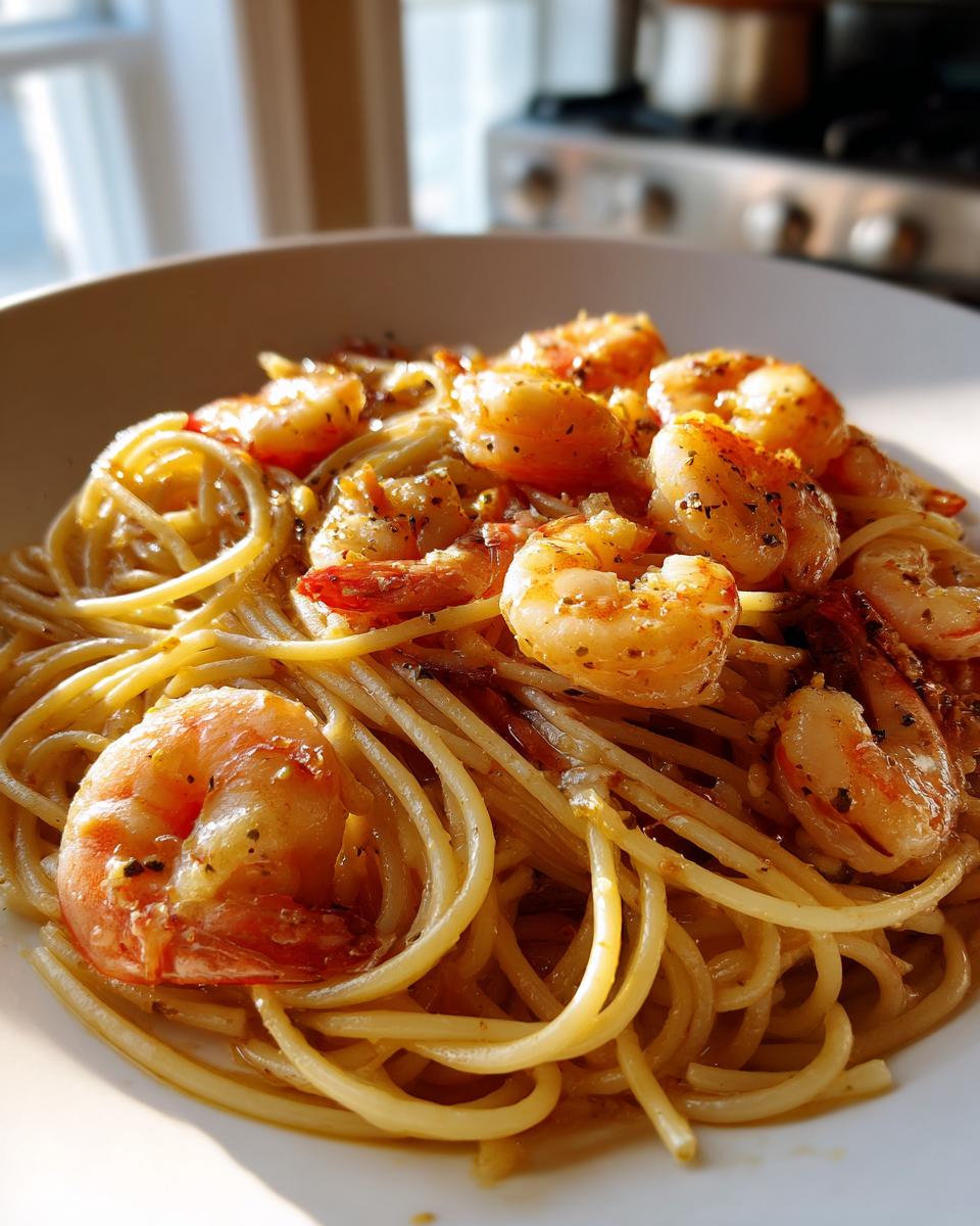 Garlic Shrimp Spaghetti: 1 Amazing 25 Min Meal 5 Garlic Shrimp Spaghetti - detail 2