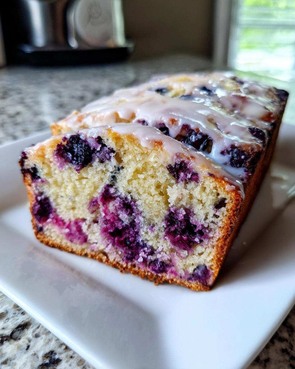 Lemon Blueberry Sourdough Quick Bread 55 Min Joy 4 Lemon Blueberry Sourdough Quick Bread - detail 1
